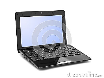 Notebook computer Stock Photo