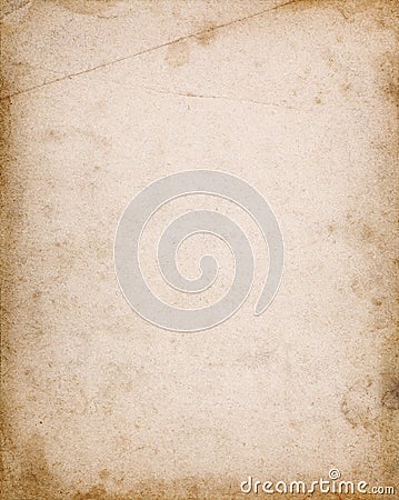 Notebook cover page with stains and dark borders Stock Photo