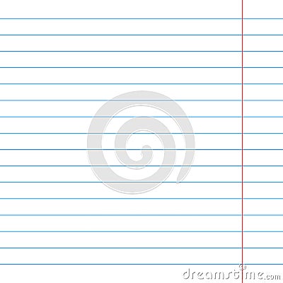 Notebook paper background Vector Illustration