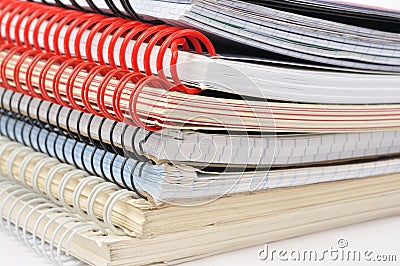 Notebooks Stock Photo