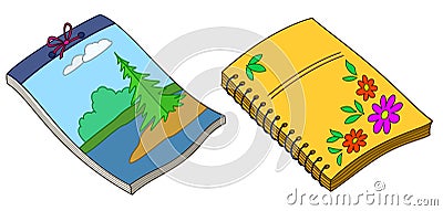 Notebooks Vector Illustration