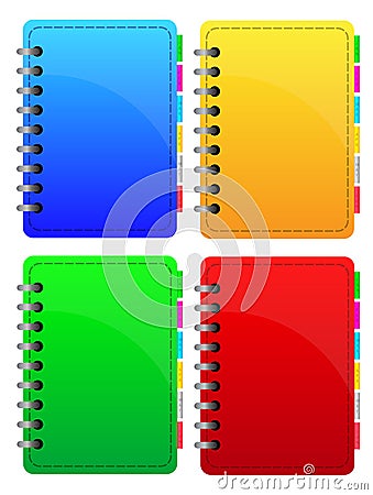 Notebooks Collection Stock Photo