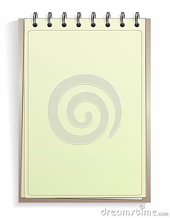 Notepad Vector Illustration