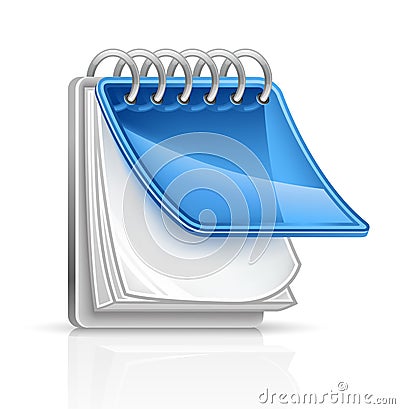 Notepad Vector Illustration