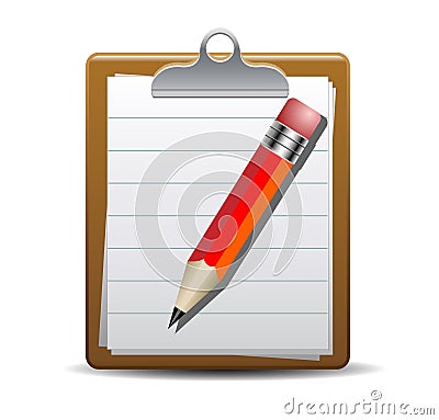 Notepad Vector Illustration