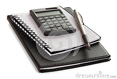 Notepad, empty sheets for notes Stock Photo