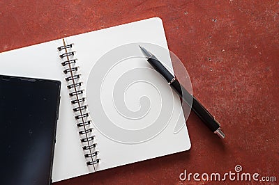 Notepad Stock Photo