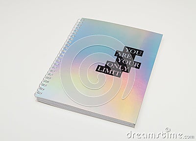 Notepad on a white background Stock Photo