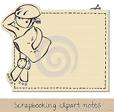 Notepaper Vector Illustration