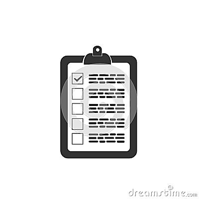 Notes, icon, vector Vector Illustration