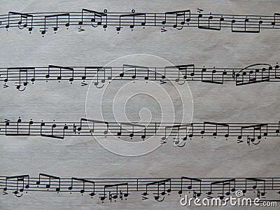 Notes for music lessons solfeggio Stock Photo