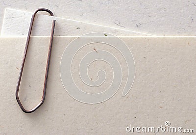 Notes paper with clip Stock Photo