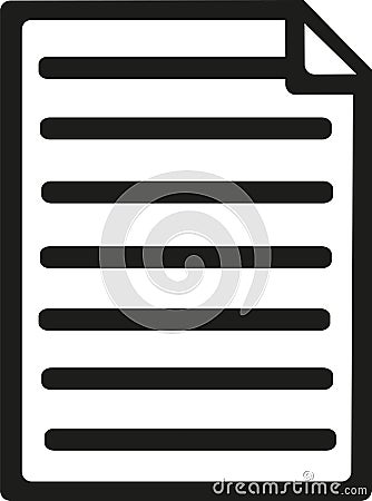 Notes paper icon Vector Illustration