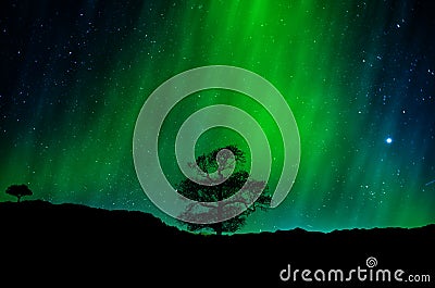 Nothern lights, Aurora Stock Photo