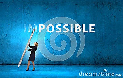 Nothing is impossible Stock Photo