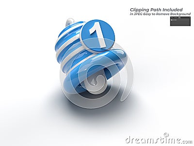 Notification - Minimal Message Bell alert and Alarm Social Media element Pen Tool Created Clipping Path Included in JPEG Easy to Stock Photo