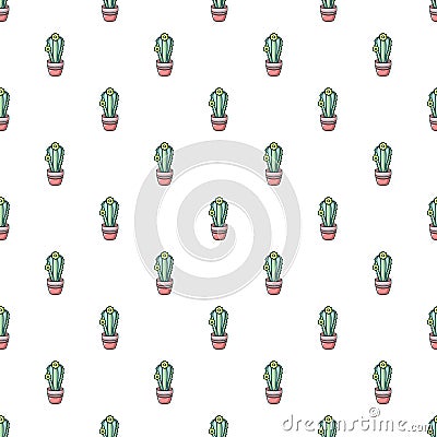 Notocactus pattern seamless Vector Illustration