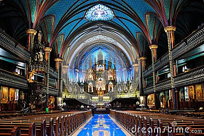 Notre Dame Basilica Editorial Stock Photo