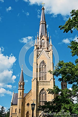 Notre Dame Basilica Stock Photo