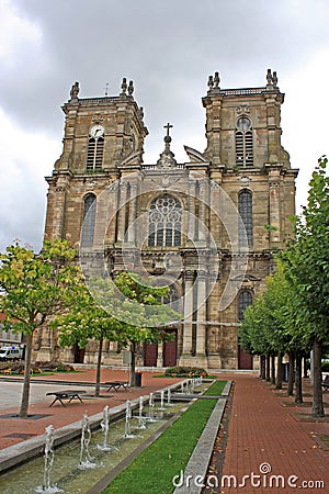 Notre Dame church, Vitry le Francois Stock Photo