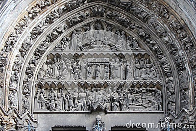 Notre-Dame-de-la-Treille - Lille - France Stock Photo