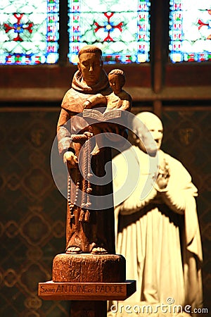 Notre-Dame de Paris is a historical monument and the world famous church Editorial Stock Photo