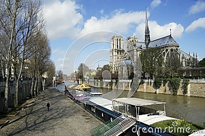 Notre Dame, Paris Editorial Stock Photo