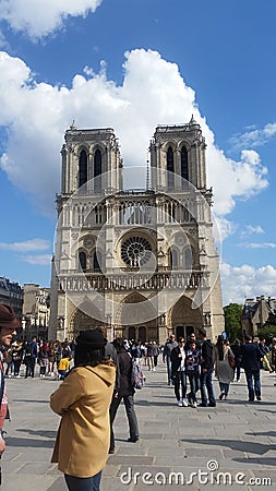 Notre Dame Paris Editorial Stock Photo