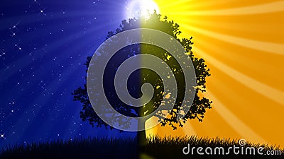 Notte e giorno (fondo animato) Notte e giorno (fondo animato)