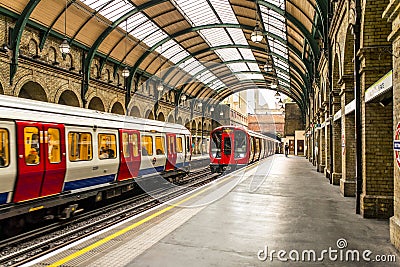 Notting Hill Gate Station Stock Photo