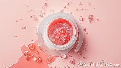 Nourishing Anti-Aging Lip Mask Stock Photo