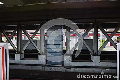 Nov 30 2023 Tokyo Japan, City skyline with train and traffic Editorial Stock Photo