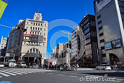 Nov 30 2023 Tokyo Japan, the Tobu Railway Asakusa Station Editorial Stock Photo