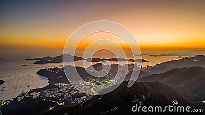 Nov 4 2023 View of Deep Water Bay and Repulse Bay Editorial Stock Photo