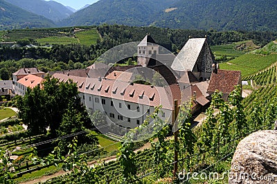 Novacella Monastery, Varna, Bolzano, Trentino Alto Adige Stock Photo