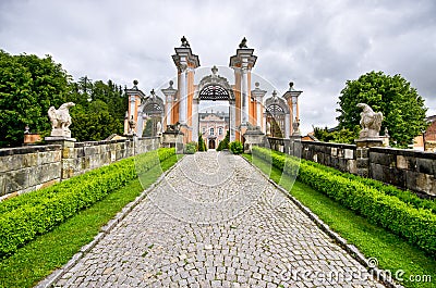 Nove Hrady palace, Czech Republic Stock Photo