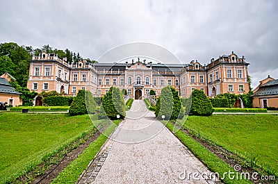 Nove Hrady palace, Czech Republic Stock Photo