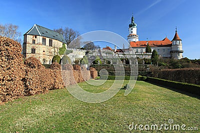 Nove Mesto nad Metuji chateau Stock Photo