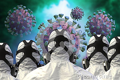 Novel coronavirus covid-19 flu spread worldwide Stock Photo