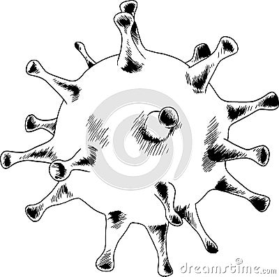 Novel Coronavirus (2019-nCoV). Virus Covid 19-NCP. Vector Illustration