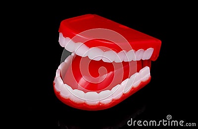 Novelty Teeth Stock Photo