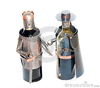 Novelty Wine Holders Stock Photo