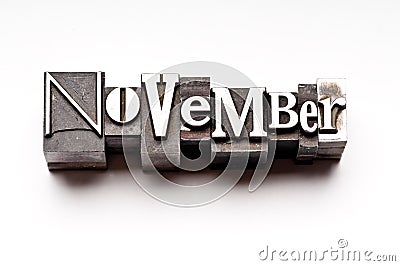 November Stock Photo