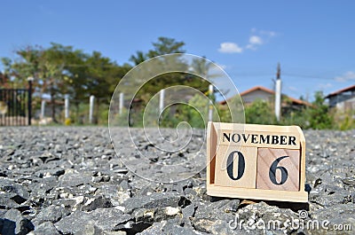 November 06, country background , empty cover background. Stock Photo