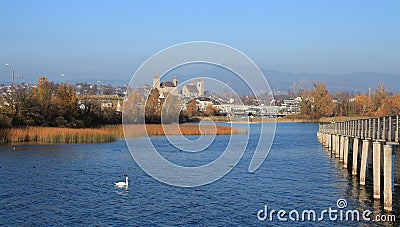 November day in Rapperswil Stock Photo