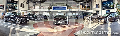 16 of November - Vinnitsa, Ukraine. Showroom of Volkswagen VW - Editorial Stock Photo