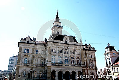 Novi Sad city hall from 1895.year Stock Photo