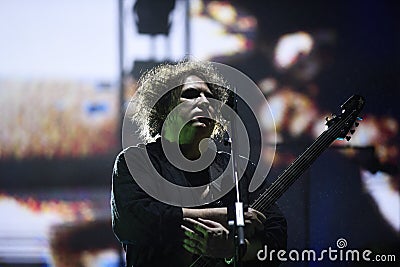 Performing of the Cure Editorial Stock Photo