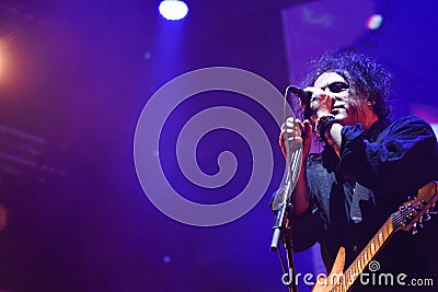 Performing of the Cure Editorial Stock Photo