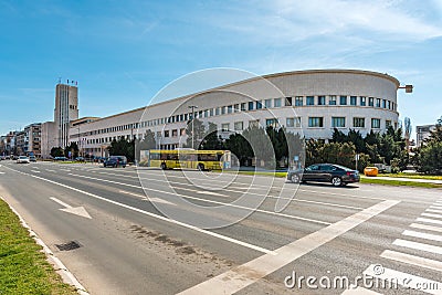 Building of the Provincial Government and Assembly of the Autonomous Province of Vojvodina, the Editorial Stock Photo